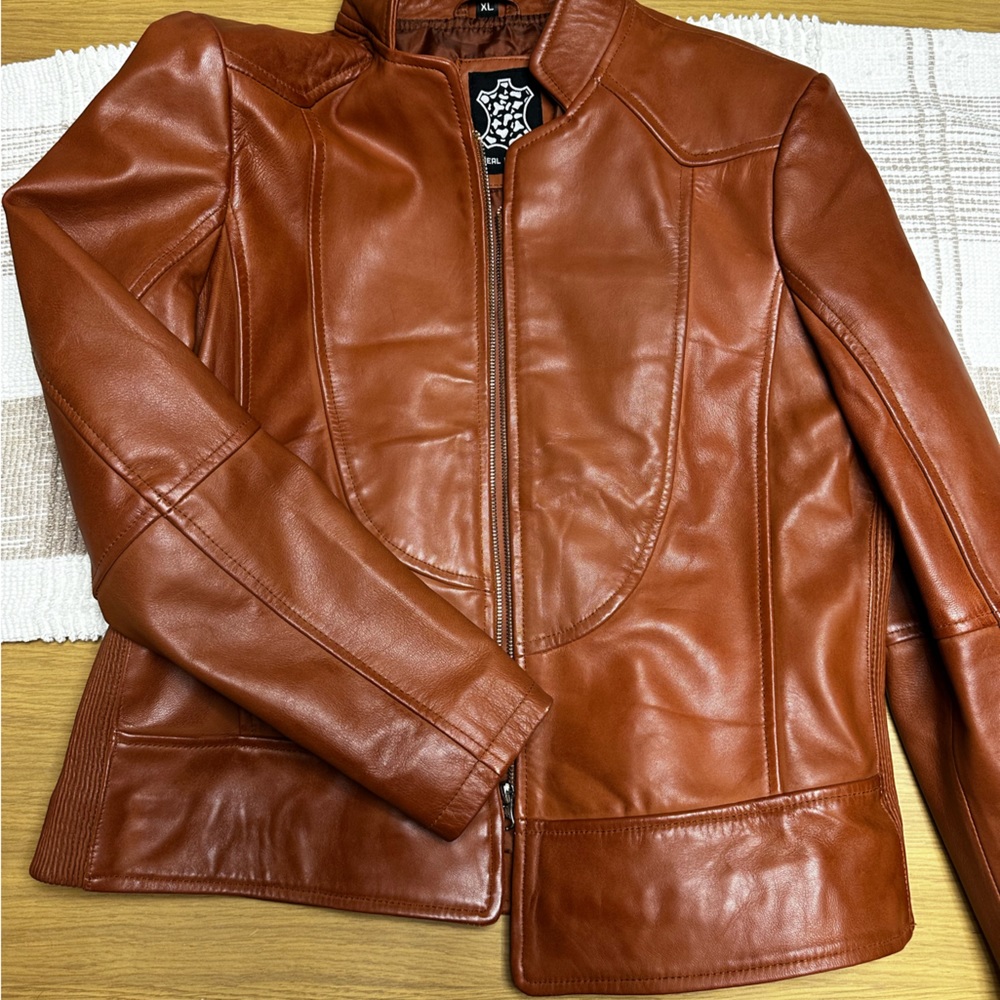 Real leather jacket